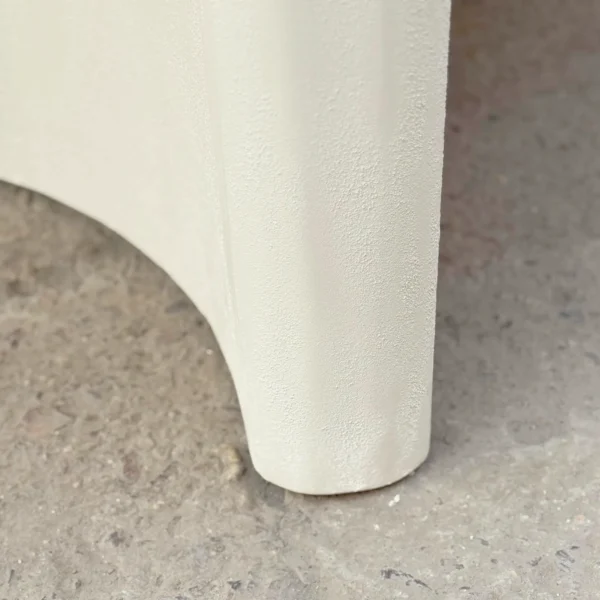 Mesa Ovalada de Efecto Cemento Bordes Ibiza - Imagen 3