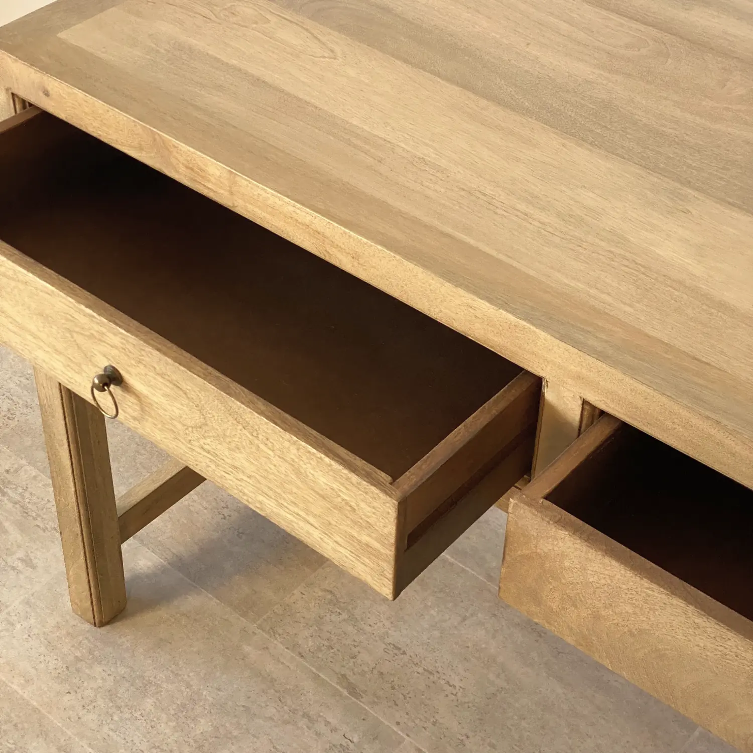 Escritorio con 2 cajones en Mango Rustic - Imagen 3