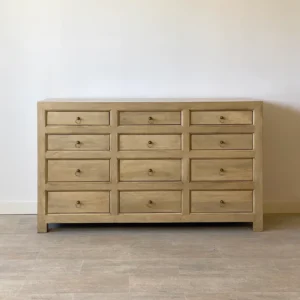 Cómoda de 12 Cajones en Mango Rustic