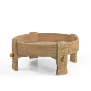 Mesa Auxiliar Redonda en Mango Antic