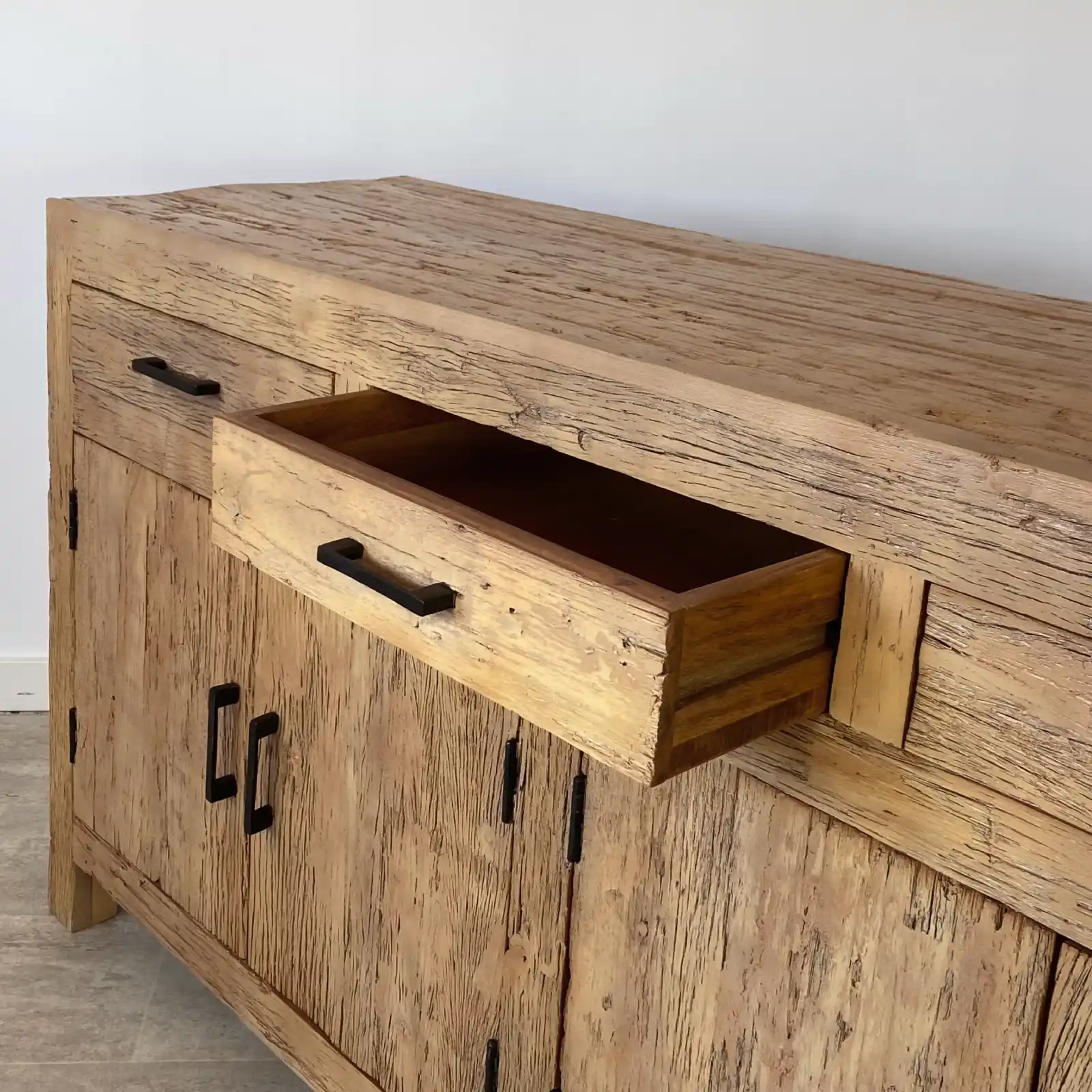 Aparador 160cm en Madera Reciclada Formentera - Imagen 5