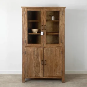 Vitrina de 4 Puertas en Madera Reciclada Formentera