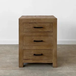 Mesita de Noche en Madera Reciclada Formentera