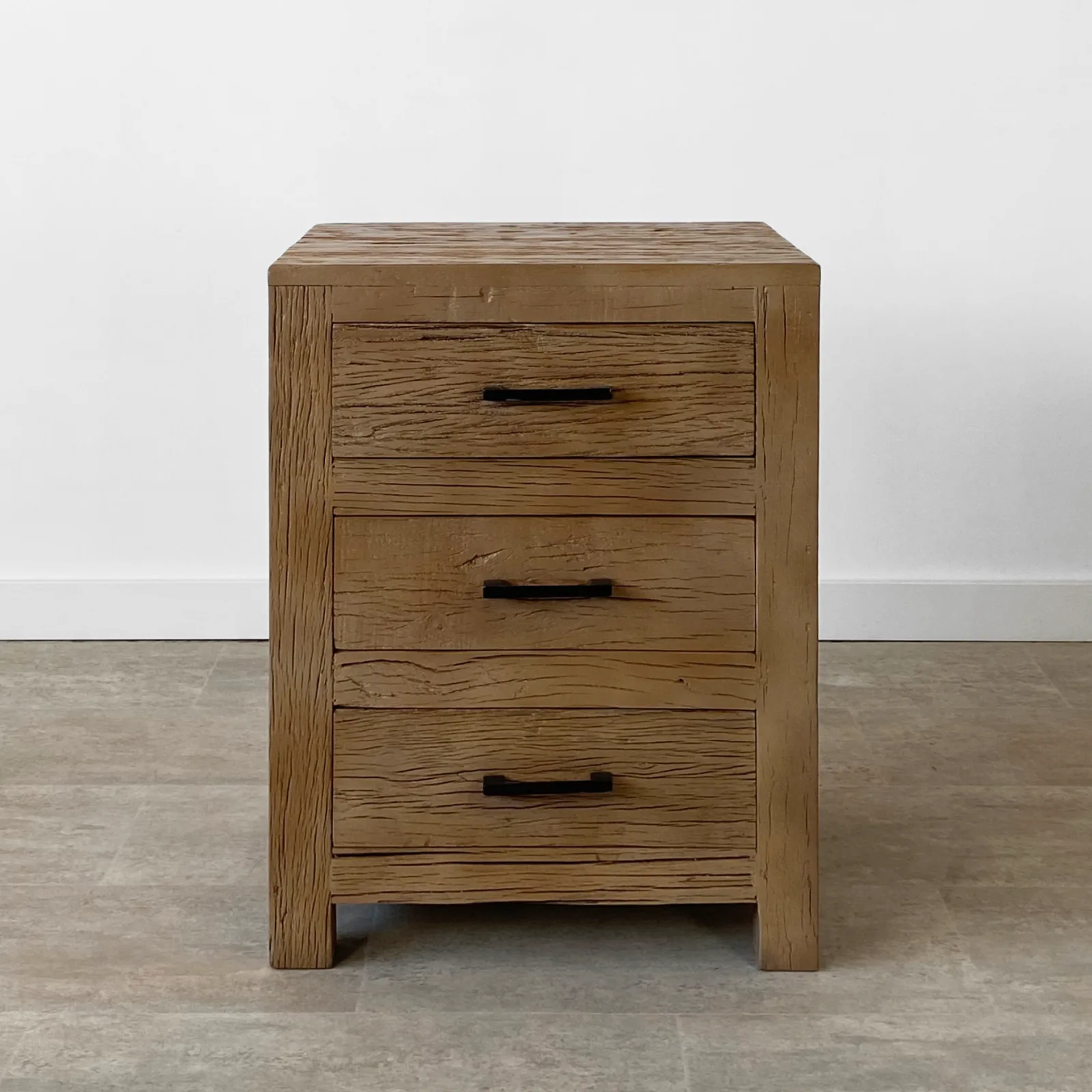 Mesita de Noche en Madera Reciclada Formentera