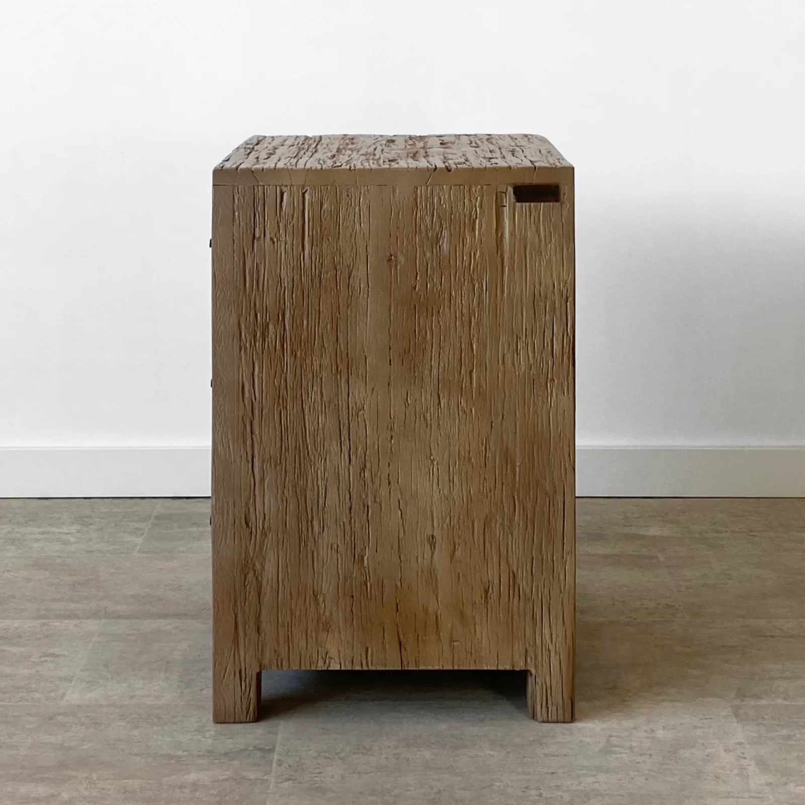 Mesita de Noche en Madera Reciclada Formentera - Imagen 4