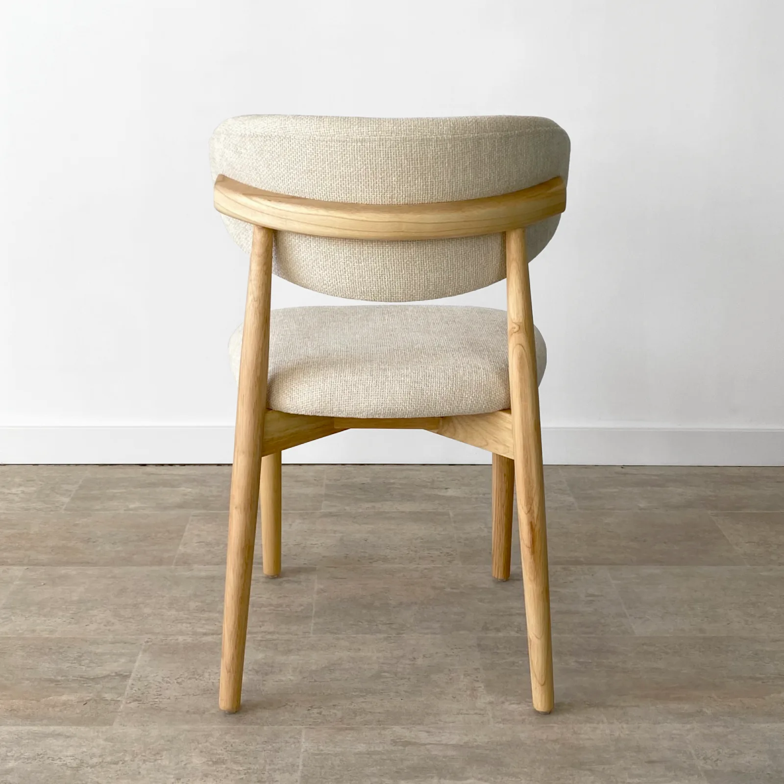 Pack 2 Sillas Rubberwood Natural - Imagen 4