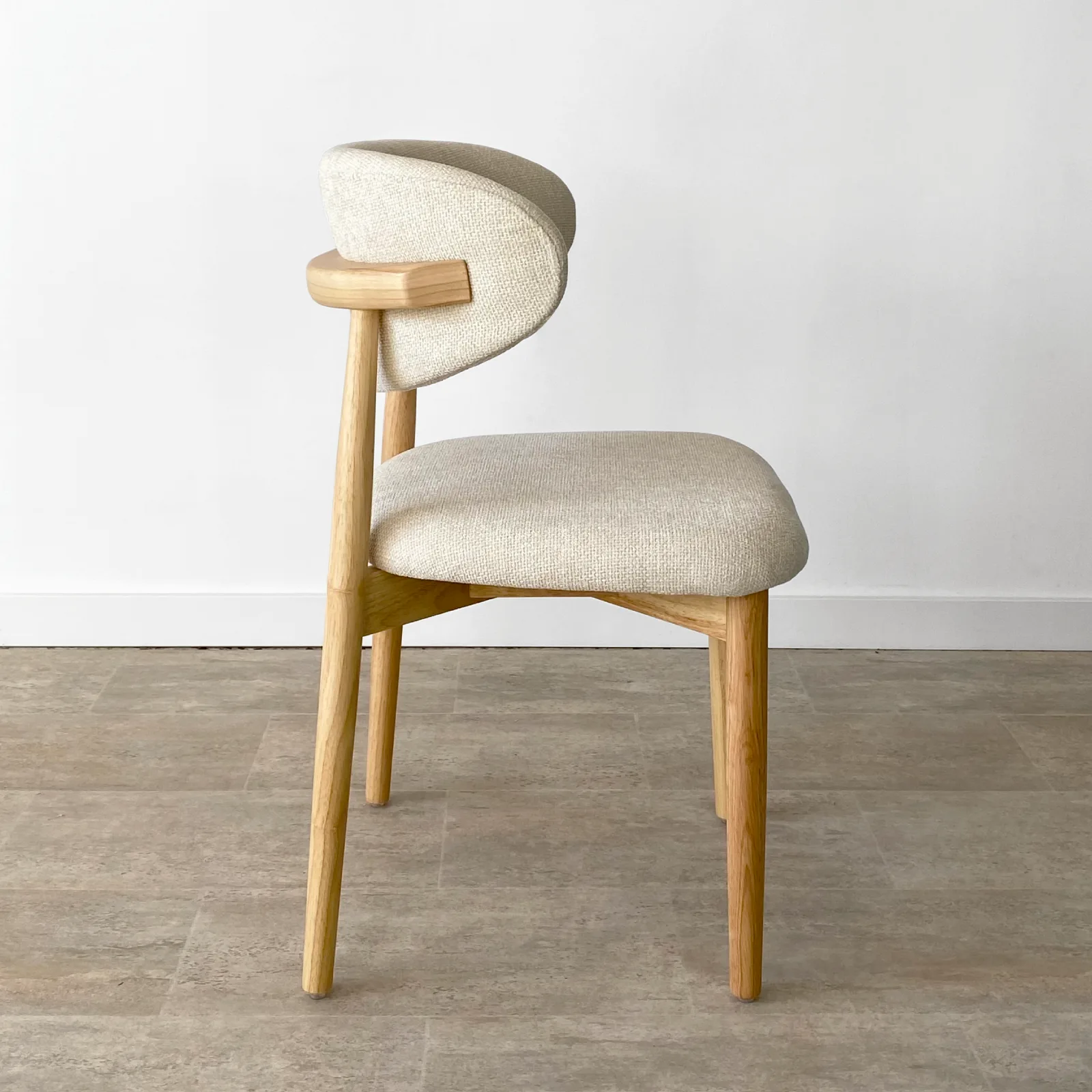 Pack 2 Sillas Rubberwood Natural - Imagen 5