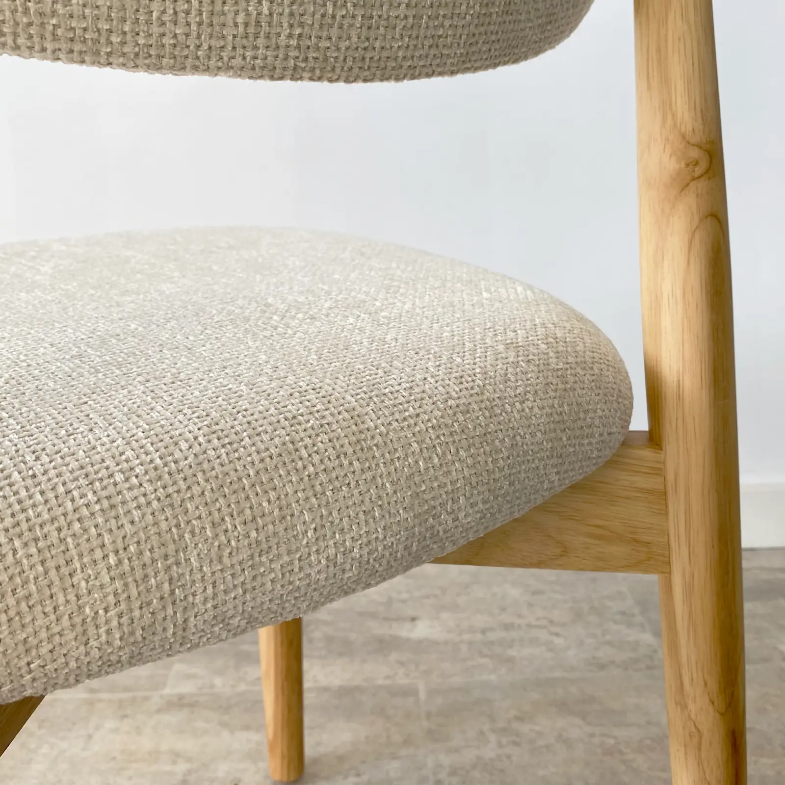 Pack 2 Sillas Rubberwood Natural - Imagen 7