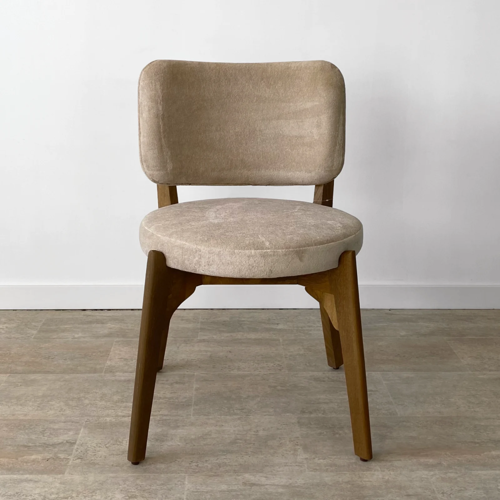 Pack 2 Sillas Asiento Redondo en Mango y Crudo Neo - Imagen 2