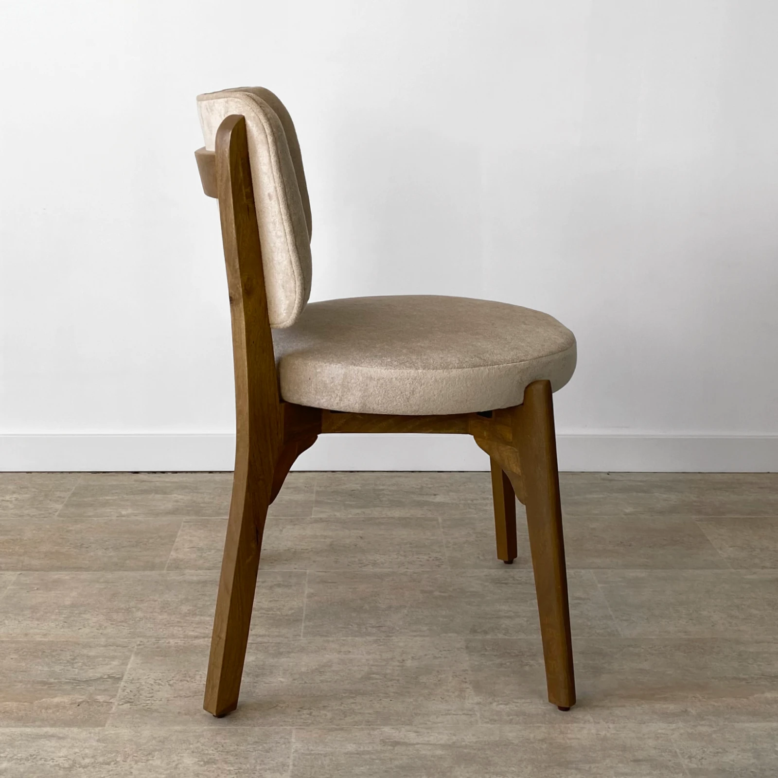 Pack 2 Sillas Asiento Redondo en Mango y Crudo Neo - Imagen 3