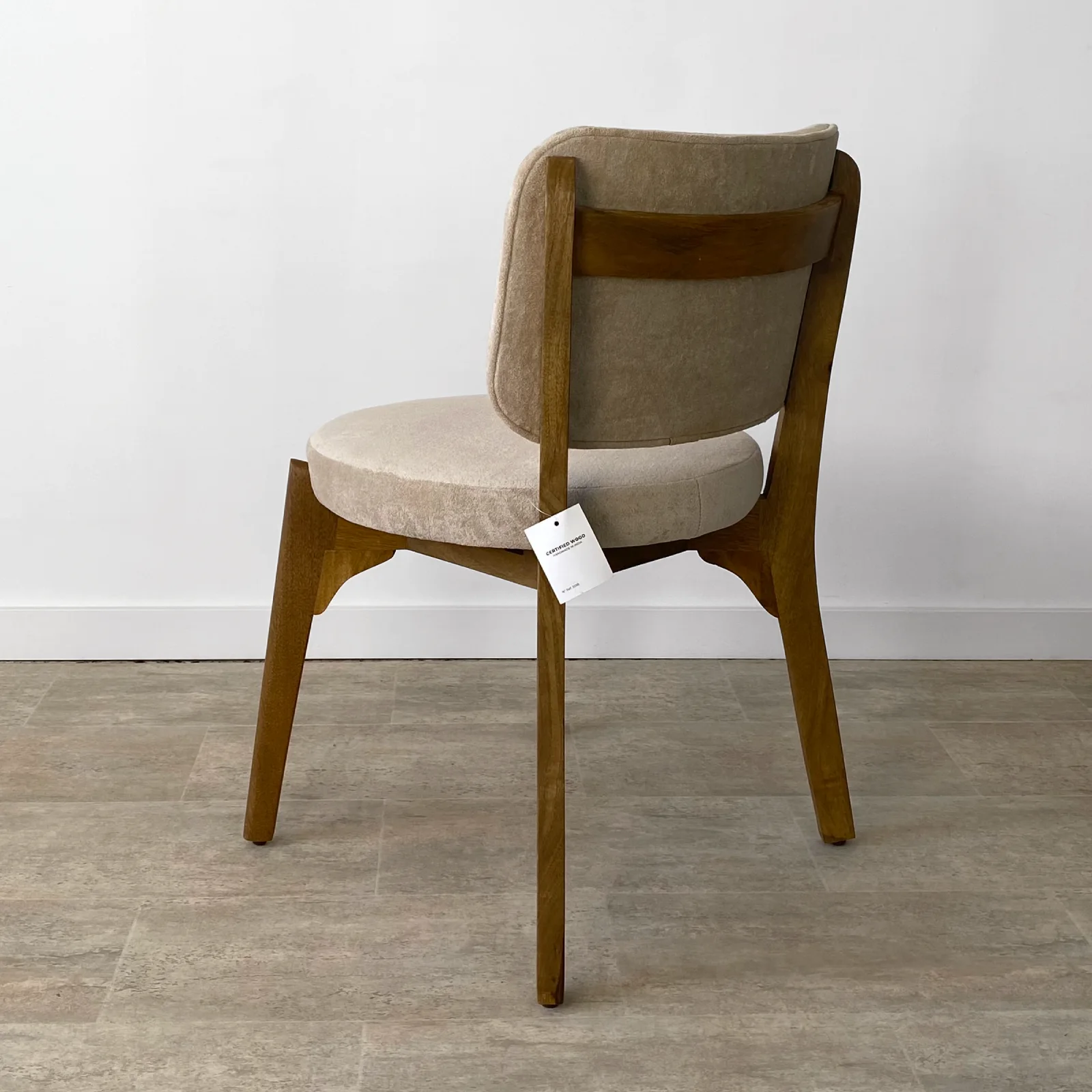 Pack 2 Sillas Asiento Redondo en Mango y Crudo Neo - Imagen 5