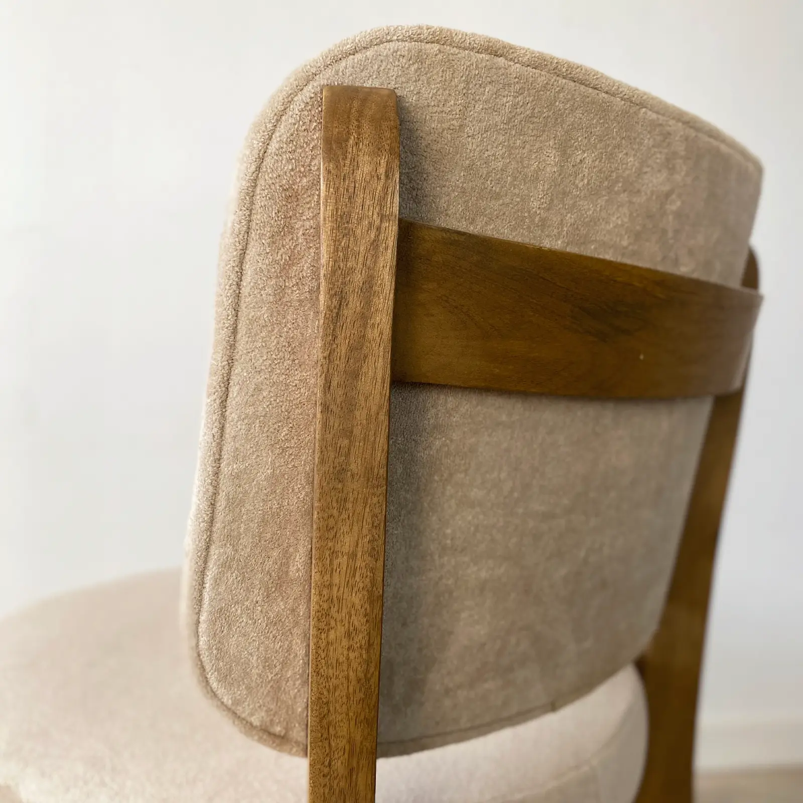 Pack 2 Sillas Asiento Redondo en Mango y Crudo Neo - Imagen 6