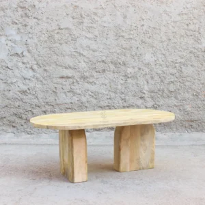 Mesa de Centro en Mango Natural Ibiza