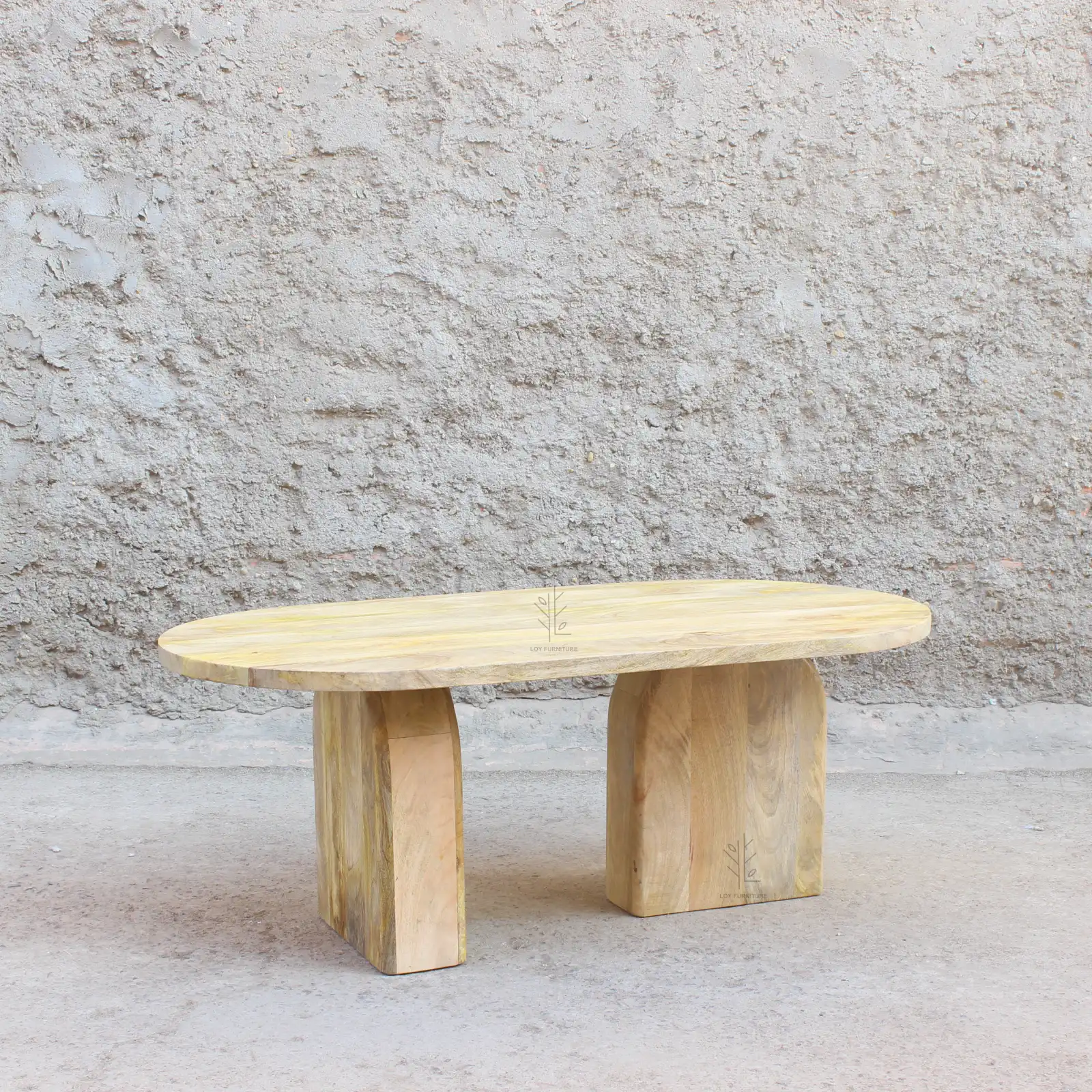 Mesa de Centro en Mango Natural Ibiza