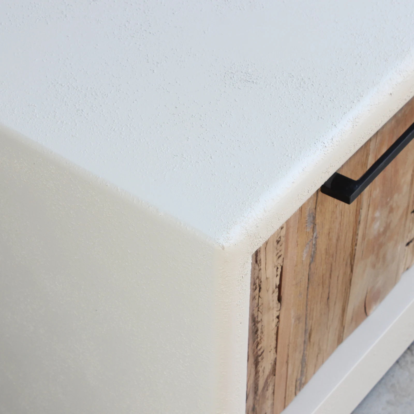 Mueble Tv de Efecto Cemento con Tiradores Ibiza - Imagen 4