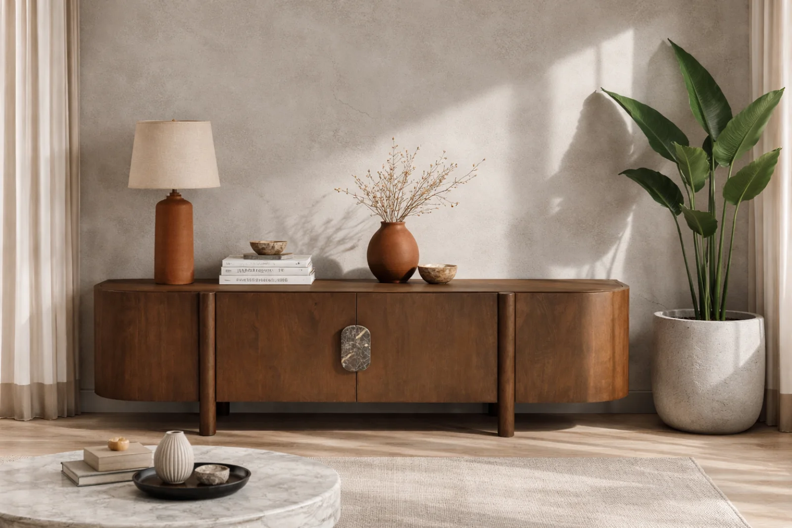 Mueble Tv 180cm en Mango y DM Manhattan