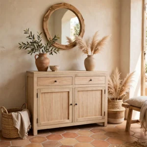 Aparador 120cm en Mindi Natural Provenza